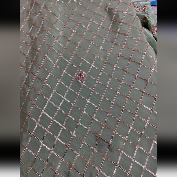 Light Green 2 Piece Dupatta And Kameez - Picture 3 of 3